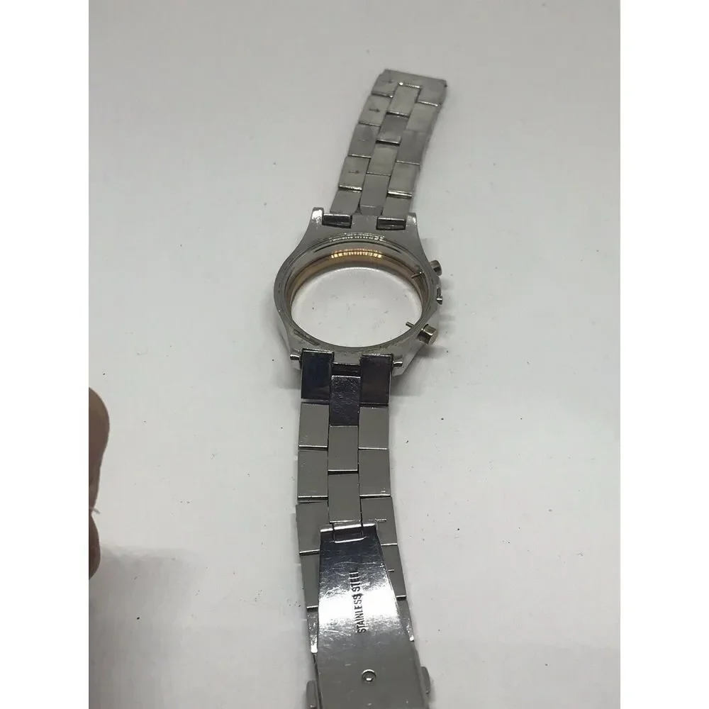 Michael Kors Watch Bracelet Links Case Use For Parts Used Band Z256 20mm Twotone